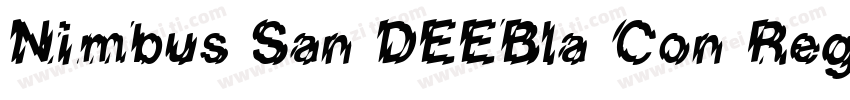 Nimbus San DEEBla Con Regular字体转换